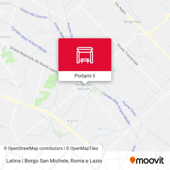 Mappa Latina | Borgo San Michele