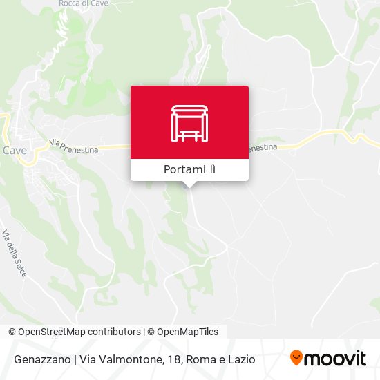 Mappa Genazzano | Via Valmontone, 18