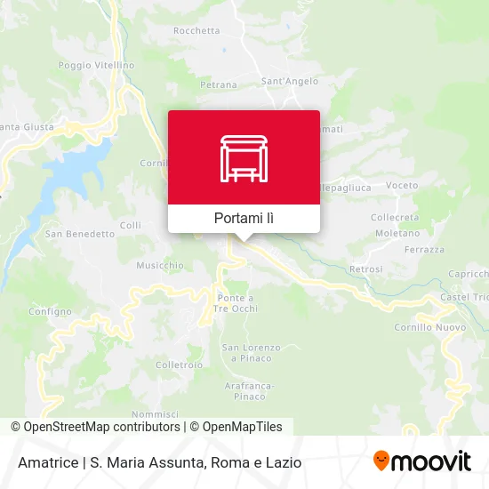Mappa Amatrice | S. Maria Assunta