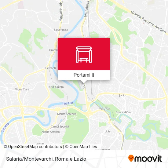 Mappa Salaria/Montevarchi