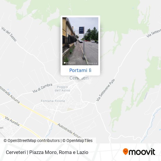 Mappa Cerveteri | Piazza Moro