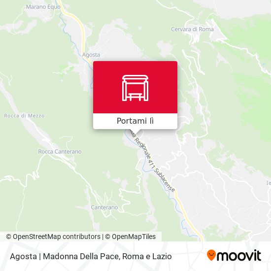 Mappa Agosta | Madonna Della Pace