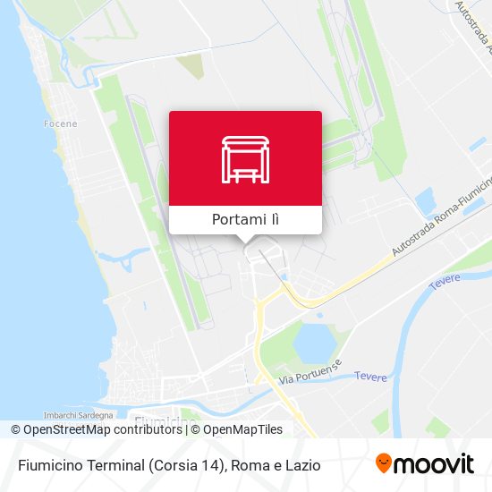 Mappa Fiumicino Terminal (Corsia 14)