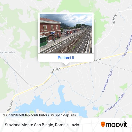 Mappa Stazione Monte San Biagio