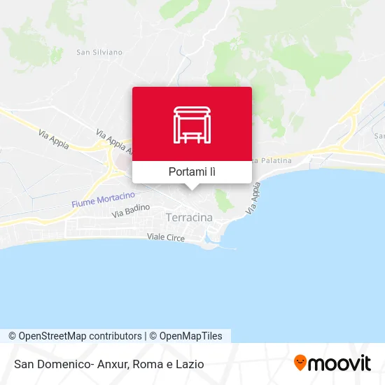 Mappa San Domenico- Anxur