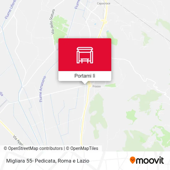 Mappa Migliara 55- Pedicata