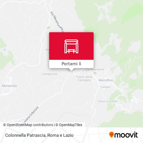 Mappa Colonnella Patrascia