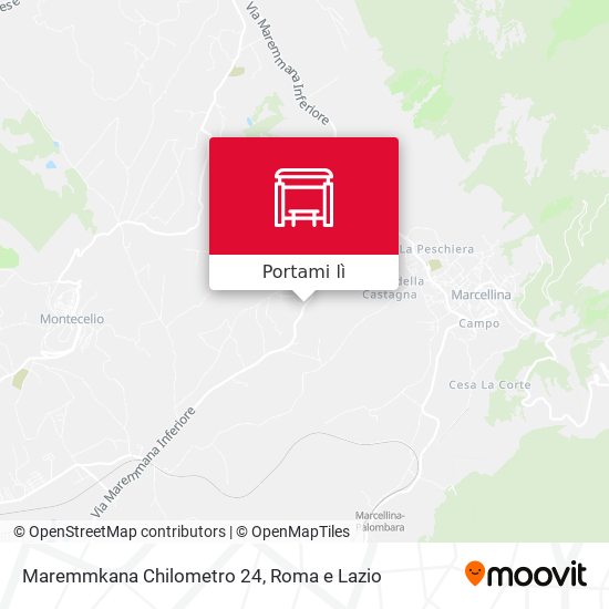 Mappa Maremmkana Chilometro 24