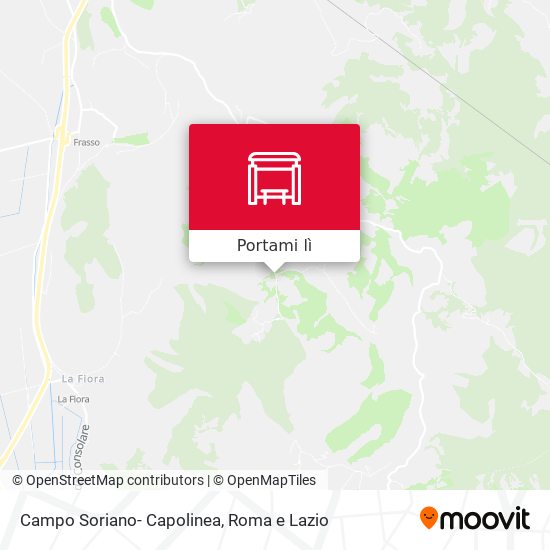 Mappa Campo Soriano- Capolinea
