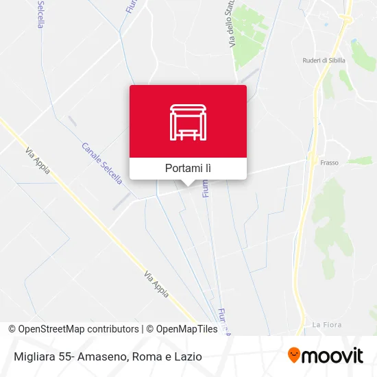 Mappa Migliara 55- Amaseno