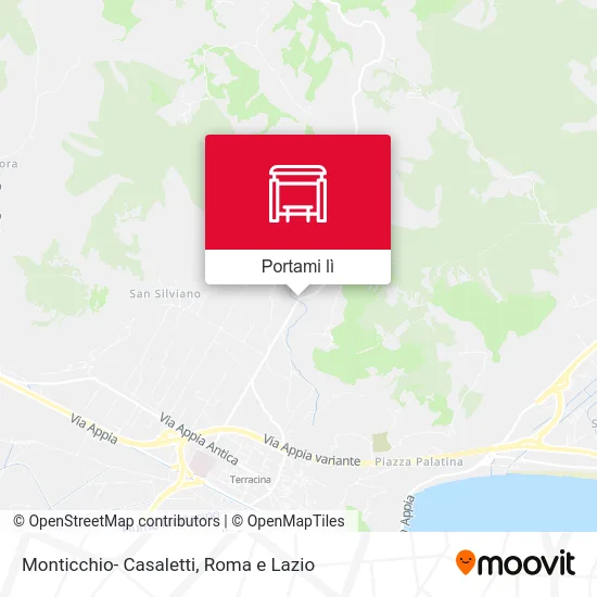 Mappa Monticchio- Casaletti
