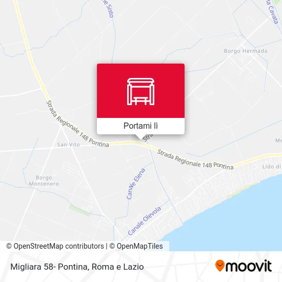 Mappa Migliara 58- Pontina