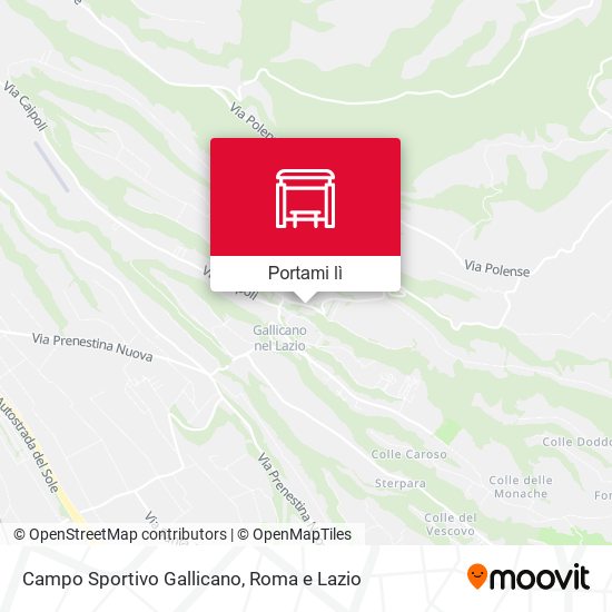 Mappa Campo Sportivo Gallicano