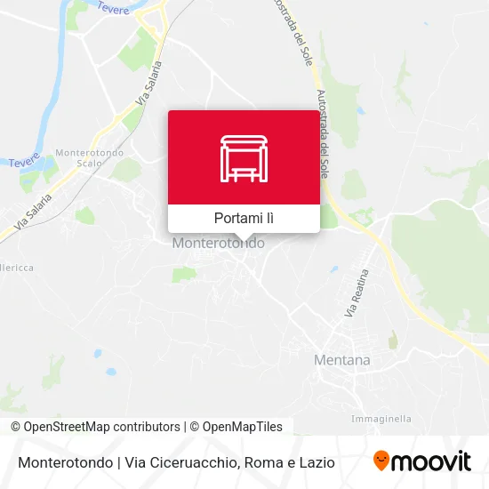 Mappa Monterotondo | Via Ciceruacchio