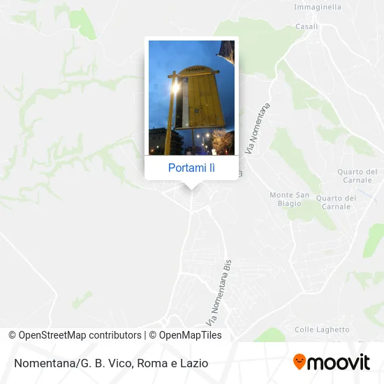 Mappa Nomentana/G. B. Vico