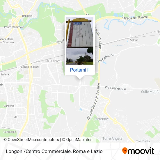 Mappa Longoni/Centro Commerciale