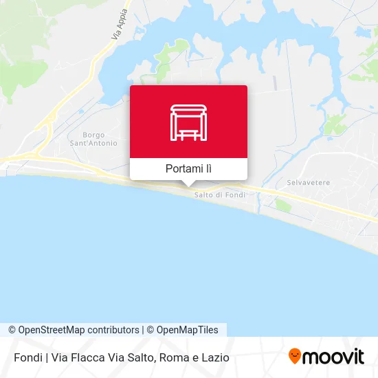 Mappa Fondi | Via Flacca Via Salto