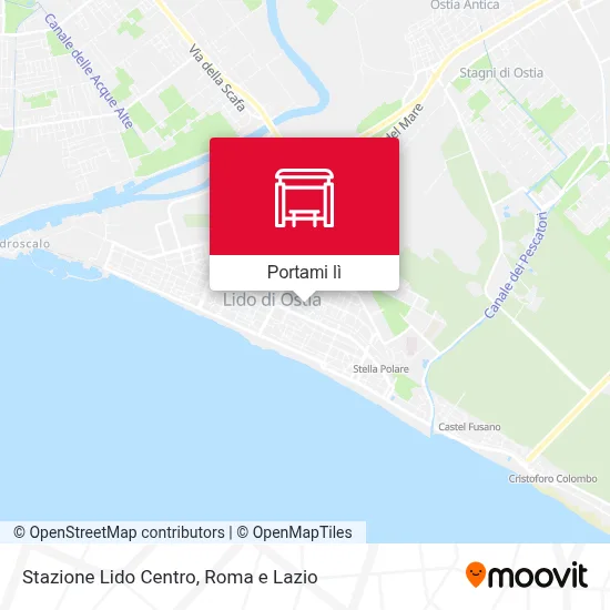 Mappa Stazione Lido Centro