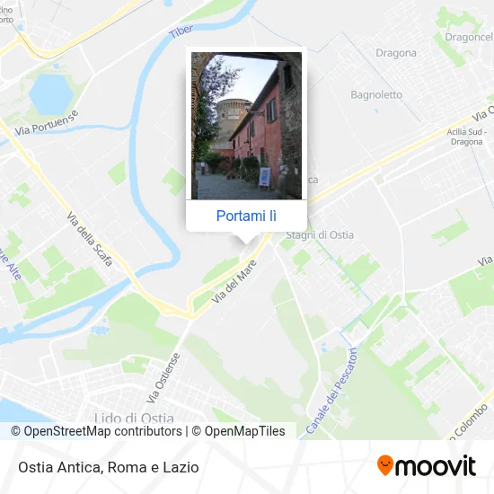 Mappa Ostia Antica
