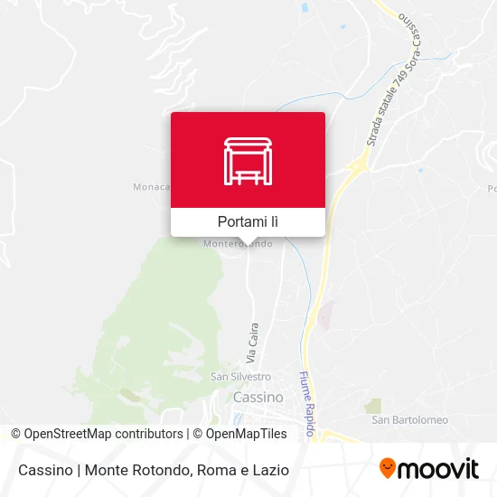Mappa Cassino | Monte Rotondo