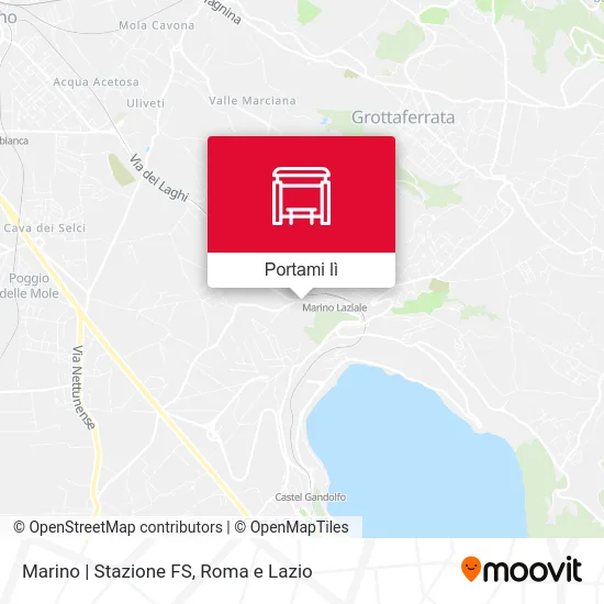 Mappa Marino | Stazione FS
