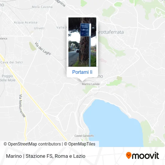 Mappa Marino | Stazione FS