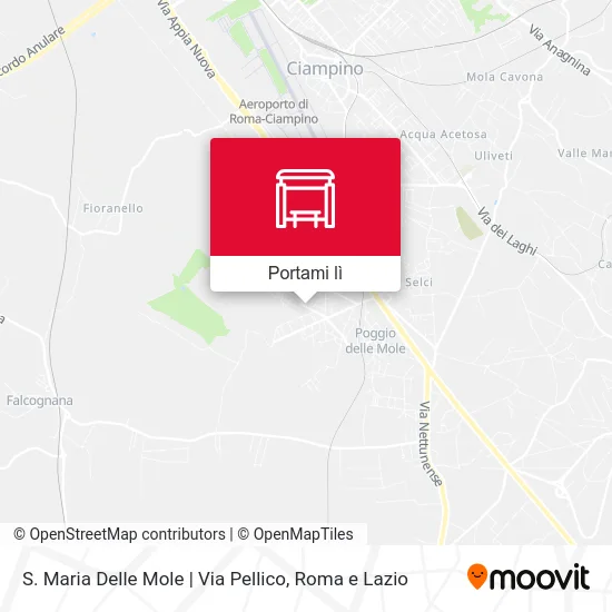 Mappa S. Maria Delle Mole | Via Pellico