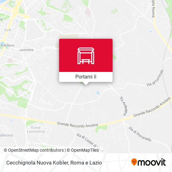 Mappa Cecchignola Nuova Kobler