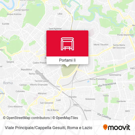 Mappa Viale Principale / Cappella Gesuiti