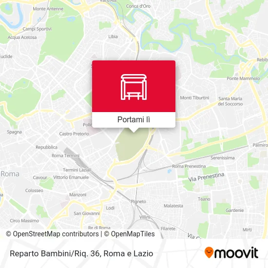 Mappa Reparto Bambini/Riq. 36