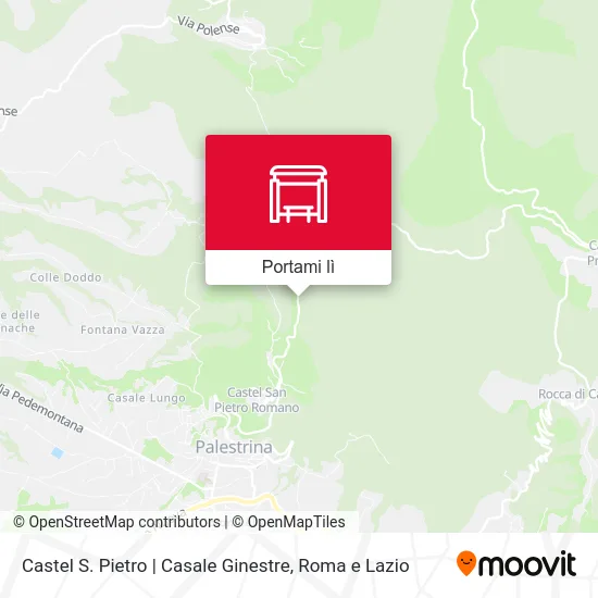 Mappa Castel S. Pietro | Casale Ginestre