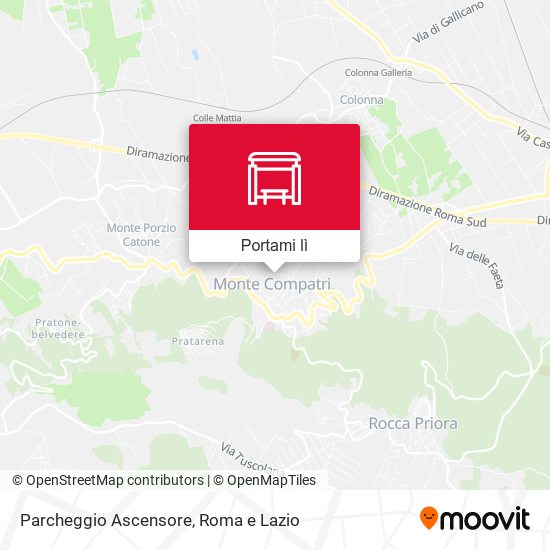 Mappa Parcheggio Ascensore