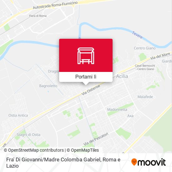 Mappa Fra' Di Giovanni / Madre Colomba Gabriel