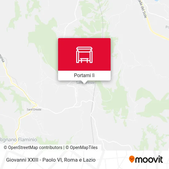 Mappa Giovanni XXIII - Paolo VI