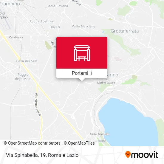 Mappa Via Spinabella, 19