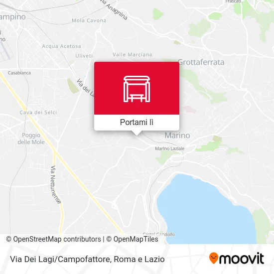 Mappa Via Dei Lagi/Campofattore
