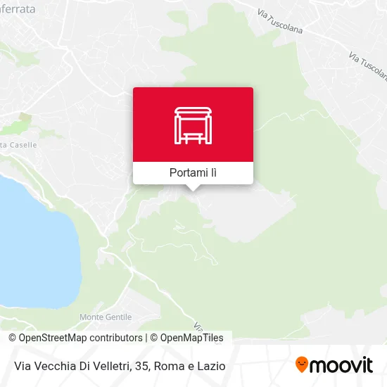 Mappa Via Vecchia Di Velletri, 35