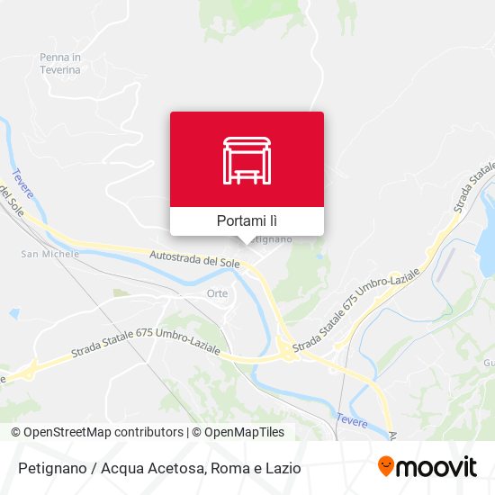 Mappa Petignano / Acqua Acetosa