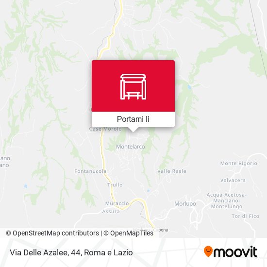 Mappa Via Delle Azalee, 44