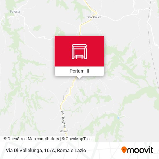 Mappa Via Di Vallelunga, 16/A