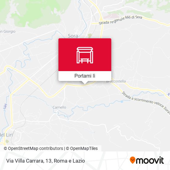 Mappa Via Villa Carrara, 13