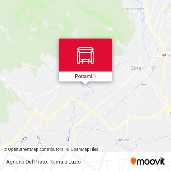 Mappa Agnone Del Prato