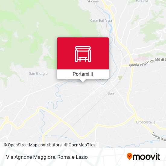 Mappa Via Agnone Maggiore