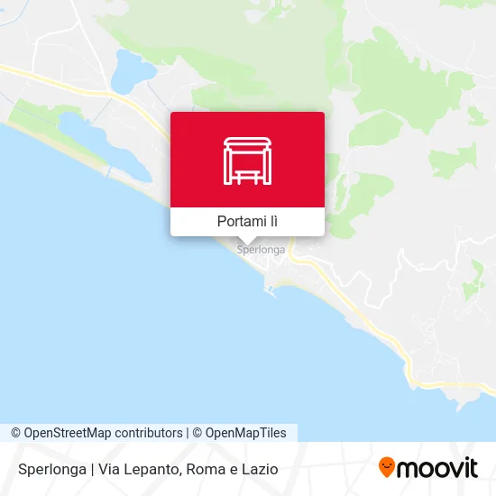 Mappa Sperlonga | Via Lepanto