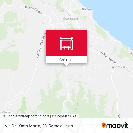 Mappa Via Dell'Omo Morto, 28