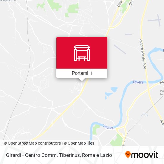Mappa Girardi - Centro Comm. Tiberinus