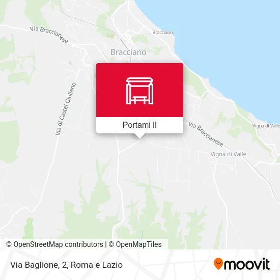 Mappa Via Baglione, 2