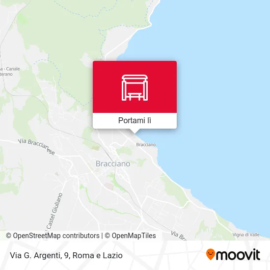 Mappa Via G. Argenti, 9