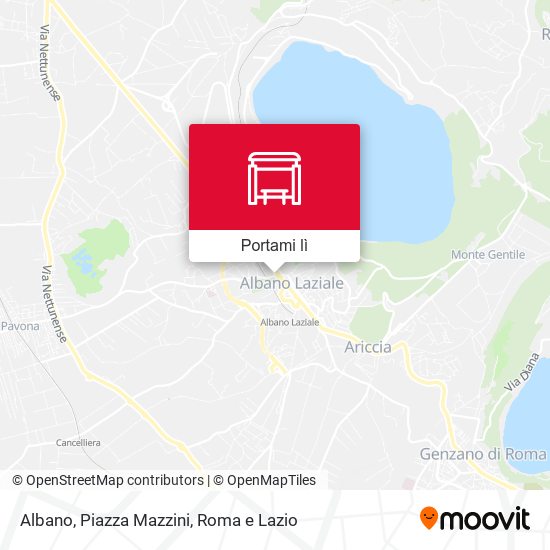 Mappa Albano, Piazza Mazzini