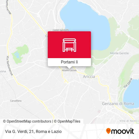 Mappa Via G. Verdi, 21